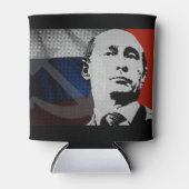 Rafraichisseur De Cannettes Poutine avec drapeau russe (Devant)