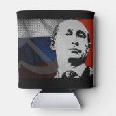 Rafraichisseur De Cannettes Poutine avec drapeau russe (Dos)