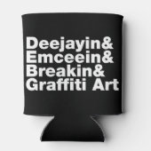 Rafraichisseur De Cannettes Quatre éléments de l'Hip hop (Dos)