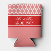 Rafraichisseur De Cannettes Quoi Marocain #4 CB Nom Rouge Mariage (Devant)