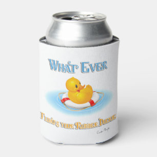 Rafraichisseur De Cannettes Quoi qu'il Flotte votre Duckie en caoutchouc
