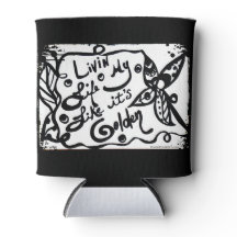 Rachel Doodle Art - Livin My Life Like It's Golden