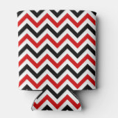 Rafraichisseur De Cannettes Red, white, Black Large Chevron Zig Zag (Dos)