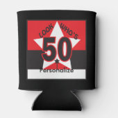 Rafraichisseur De Cannettes Regardez qui a 50 ans - Anniversaire (Dos)