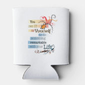 Rafraichisseur De Cannettes Remarquable LIFE Inspirational Citation illustrée (Dos)