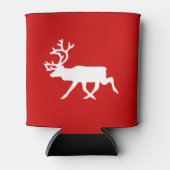 Rafraichisseur De Cannettes Rennes blanches / Silhouette caribou (Devant)