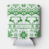 Rafraichisseur De Cannettes Rennes de Noël vertes branchées (Dos)