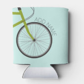 Rafraichisseur De Cannettes Roue de vélo Hipster avec nom personnalisé (Dos)