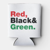 Rafraichisseur De Cannettes Rouge, Noir et Vert. (Devant)