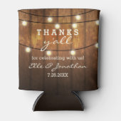 Rafraichisseur De Cannettes Russe Mariage Country String lights Merci à vous t (Devant)