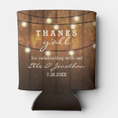 Rafraichisseur De Cannettes Russe Mariage Country String lights Merci à vous t (Dos)