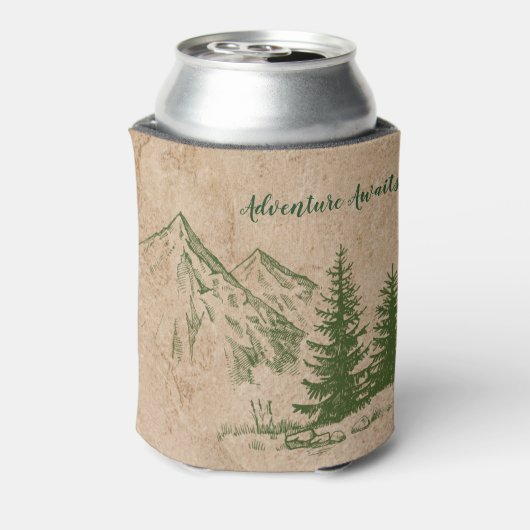 Rafraichisseur De Cannettes Rustique Pittoresque Mountain Range Mariage (Can Dos)