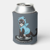 Rafraichisseur De Cannettes #SharkCat t'aime - Peut te refroidir (Can Dos)