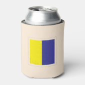 Rafraichisseur De Cannettes Signal lettre nautique "K" (Can devant)