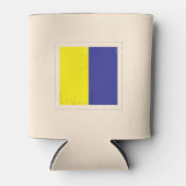 Rafraichisseur De Cannettes Signal lettre nautique "K" (Devant)