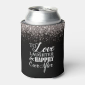 Rafraichisseur De Cannettes Silver Black Hollywood Glitz Mariage Glam (Can devant)