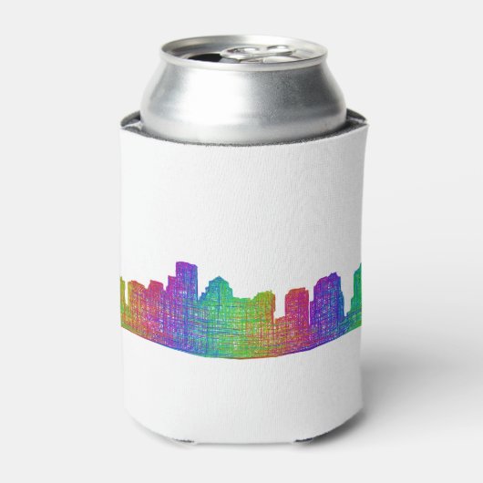 Rafraichisseur De Cannettes Skyline de Boston (Can devant)