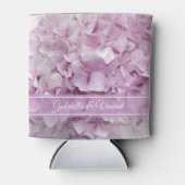 Rafraichisseur De Cannettes Soft Rose Hydrangea Fleurs de mariage Faveurs (Devant)