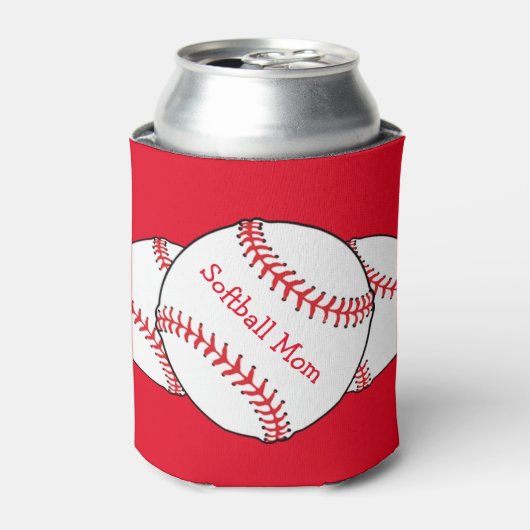 Rafraichisseur De Cannettes Softball Maman Can Cooler (Can devant)