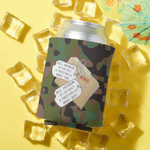 Rafraichisseur De Cannettes Soldat Joe Camouflage Top Secret Celebrate Party