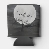 Rafraichisseur De Cannettes Spooky Ravens Flying Against the Full Moon (Dos)