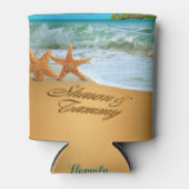 Rafraichisseur De Cannettes Starfish Couple DEMANDEZ QUE VOS NOMS SOIENT MIS D (Devant)