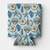 Rafraichisseur De Cannettes Starfish Seashells Joli Motif Nautique (Devant)