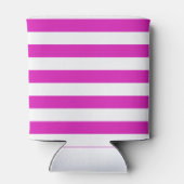 Rafraichisseur De Cannettes STRIPES ajustables rose avec nom (Dos)