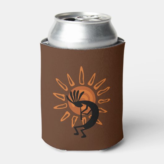 Rafraichisseur De Cannettes Sud-ouest Kokopelli Désert Soleil Can Cooler (Can devant)