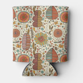 Rafraichisseur De Cannettes Summer floral pattern made of leaves (Devant)