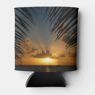 Rafraichisseur De Cannettes Sunset Through Palm Fronds