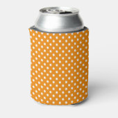 Rafraichisseur De Cannettes Tangerine Orange Points Rose Chaud Initial Nom (Can Dos)