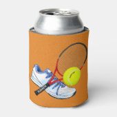 Rafraichisseur De Cannettes Tennis Shoe Ball And Racket With Your Custom (Can devant)