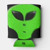 Rafraichisseur De Cannettes Tête Alien verte (Dos)