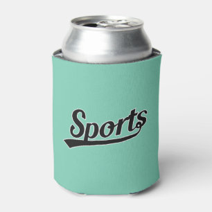 Rafraichisseur De Cannettes Texte Design : SPORTS black + your own text & idea