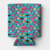 Rafraichisseur De Cannettes Tourqouise et Pink Cube (Devant)