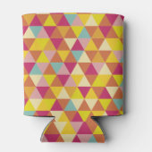 Rafraichisseur De Cannettes Triangles polychromes en forme géométrique (Dos)
