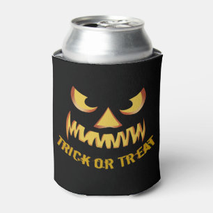Rafraichisseur De Cannettes Trick or Treat avec visage de citrouille
