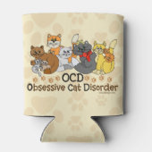 Rafraichisseur De Cannettes Trouble obsessif de chats OCD (Dos)