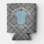 Rafraichisseur De Cannettes Un bébé brasse - Couples Douche Favoriser Blue Boy (Devant)