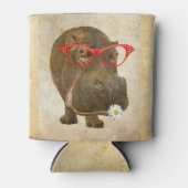 Rafraichisseur De Cannettes Un Hippopotame Funky Peut Se Rafraîchir ! (Devant)