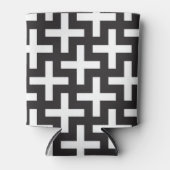 Rafraichisseur De Cannettes Un motif de b&w fait avec signe "plus" (Devant)