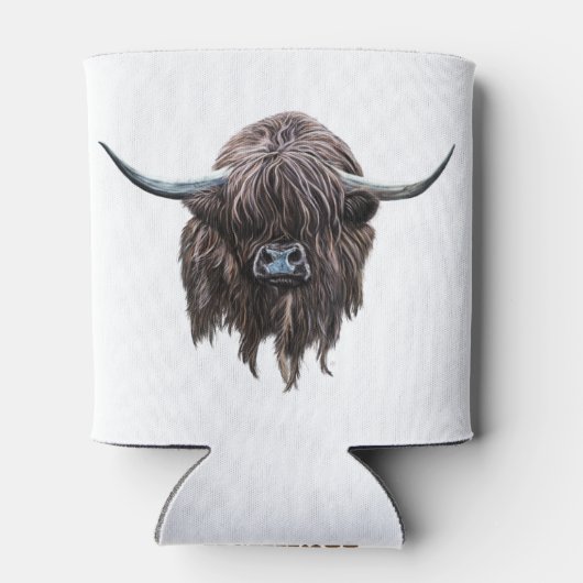 Rafraichisseur De Cannettes Vache écossaise des Highlands (Dos)