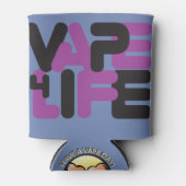 Rafraichisseur De Cannettes VAPE | Vape 4 Life Purple par VapeGoat™ (Devant)