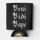 Rafraichisseur De Cannettes VAPE | Veni Vidi Vape Black par VapeGoat™ (Devant)
