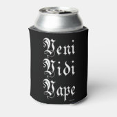 Rafraichisseur De Cannettes VAPE | Veni Vidi Vape Black par VapeGoat™ (Can Dos)