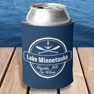 Rafraichisseur De Cannettes Ville et nom d'ancre de Minnetonka Minnesota de