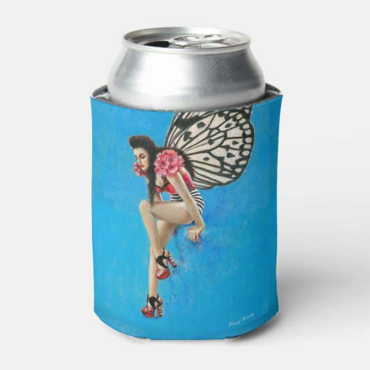 Rafraichisseur De Cannettes Vintage Rockabilly Fairy Can Cooler (Can devant)
