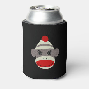 Rafraichisseur De Cannettes Visage de singe de chaussette