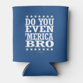 Rafraichisseur De Cannettes Vous même 'Merica Bro - Étoiles patriotiques (Devant)